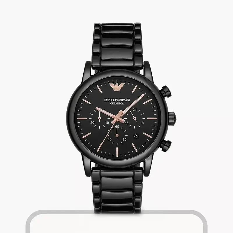 Emporio Armani Luigi Chronograph Black Dial Men's Watch | AR1509